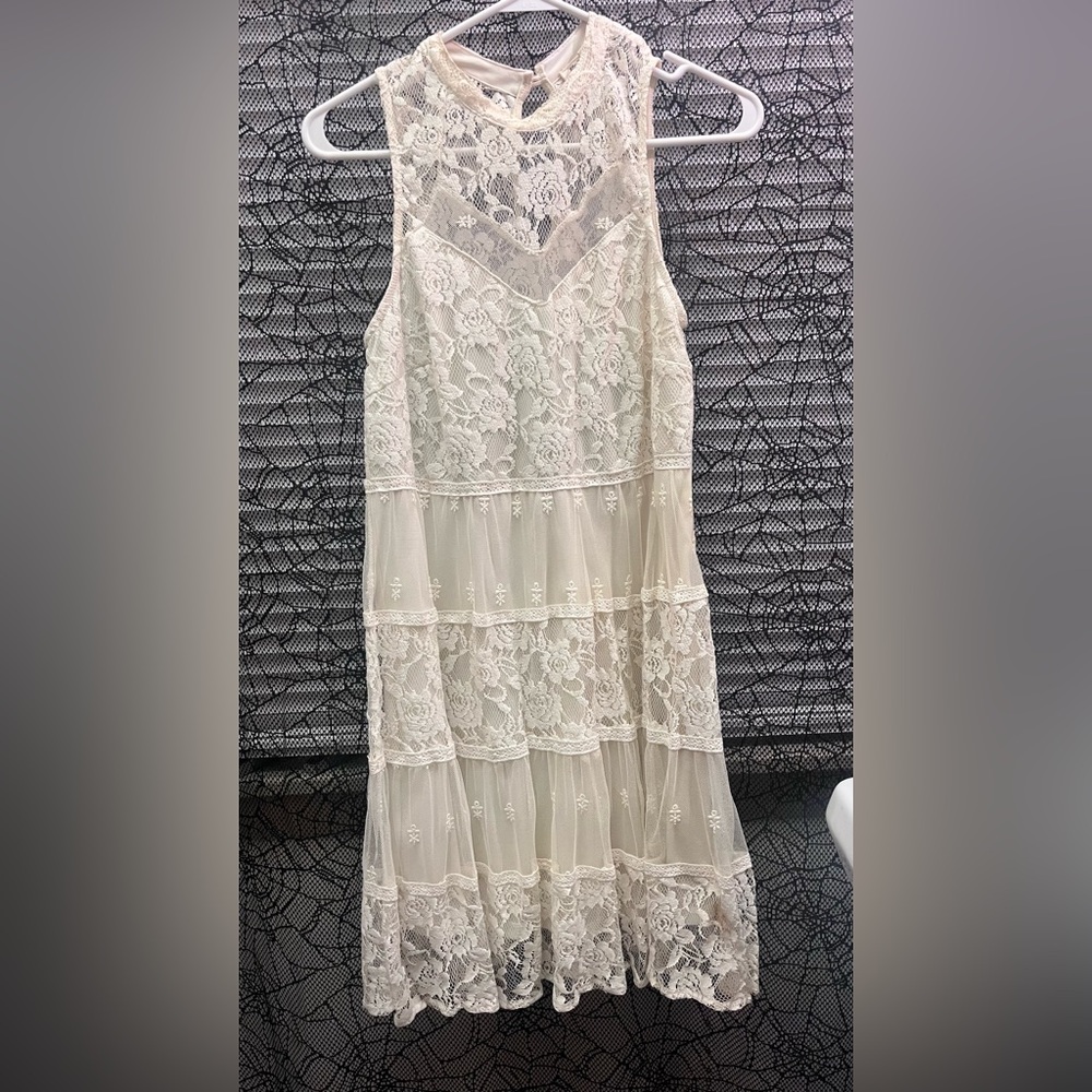 Ivory lace dress